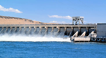 Dam Deformation — laser distance sensor application